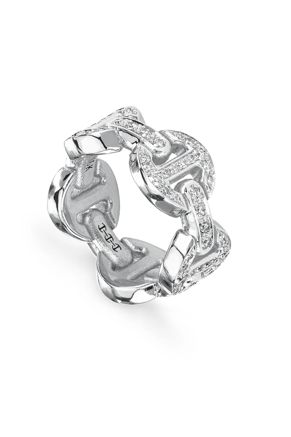 Classic Tri-Link Antiquated Ring - Image 6