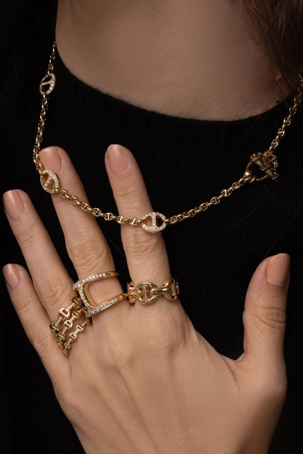 Micro Open Link Station Necklace - Image 5