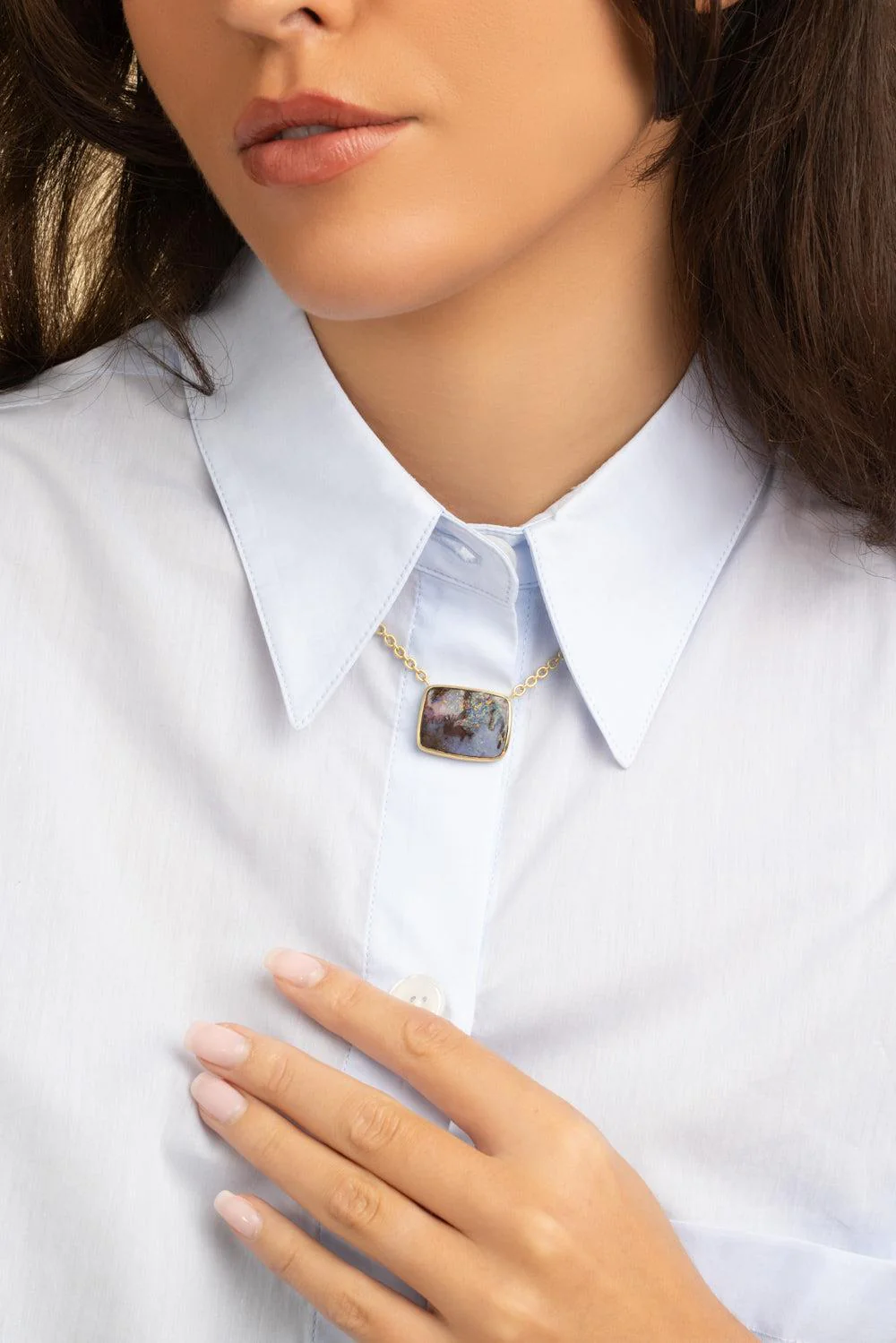 Boulder Opal Constellation Pegasus Necklace - Image 4