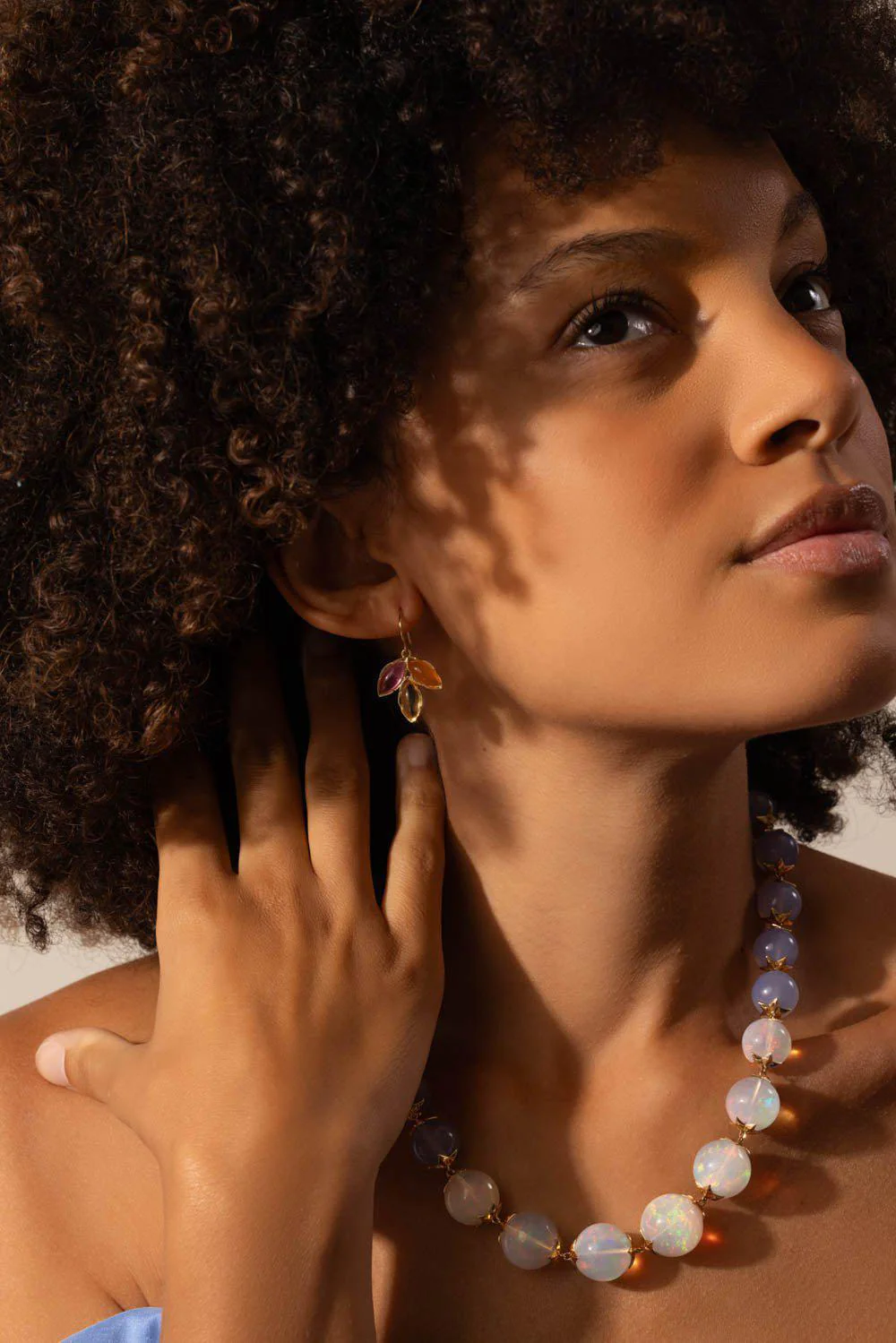 Carnelian Three Marquise Earrings - Image 5