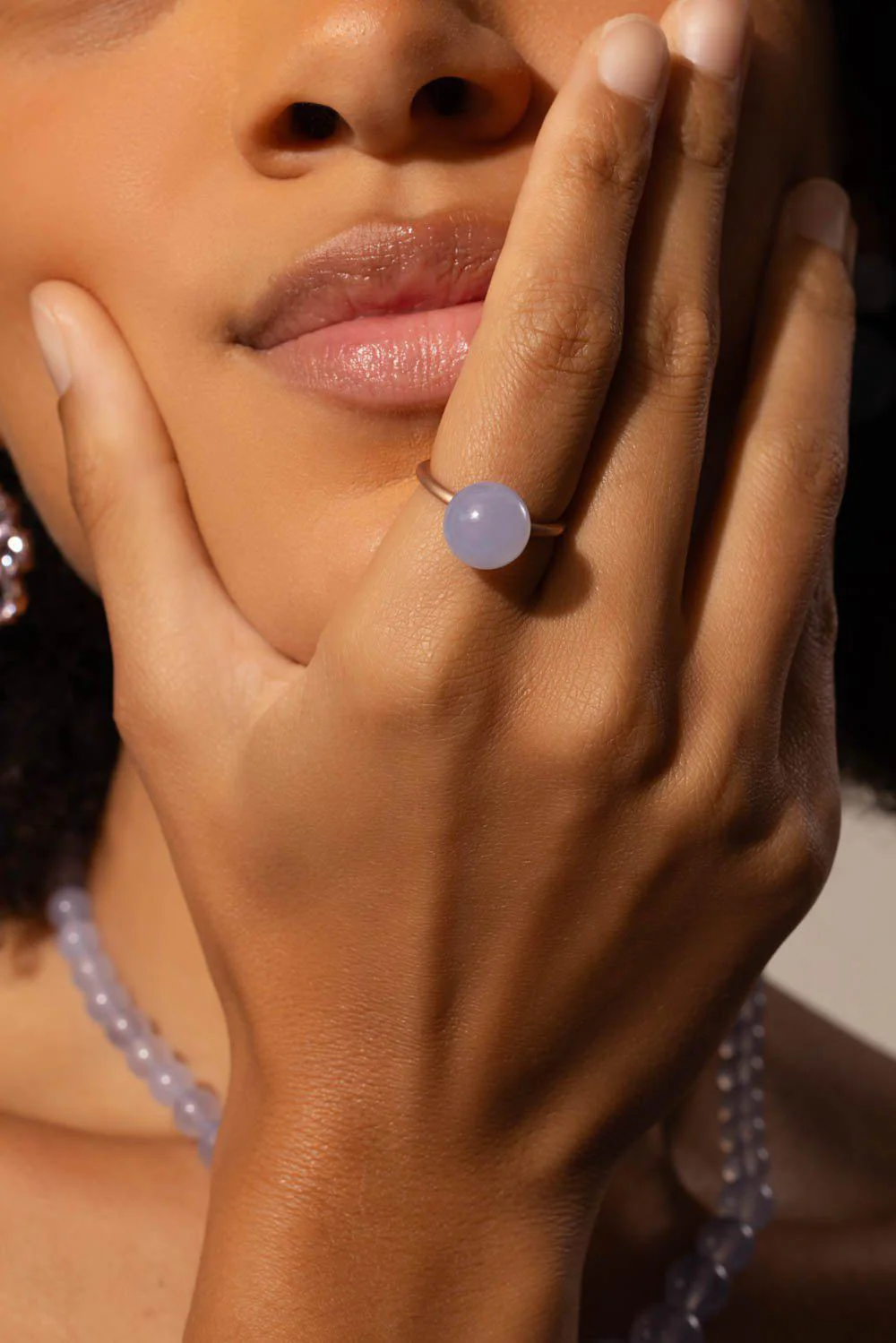 Chalcedony Gumball Ring - Image 4