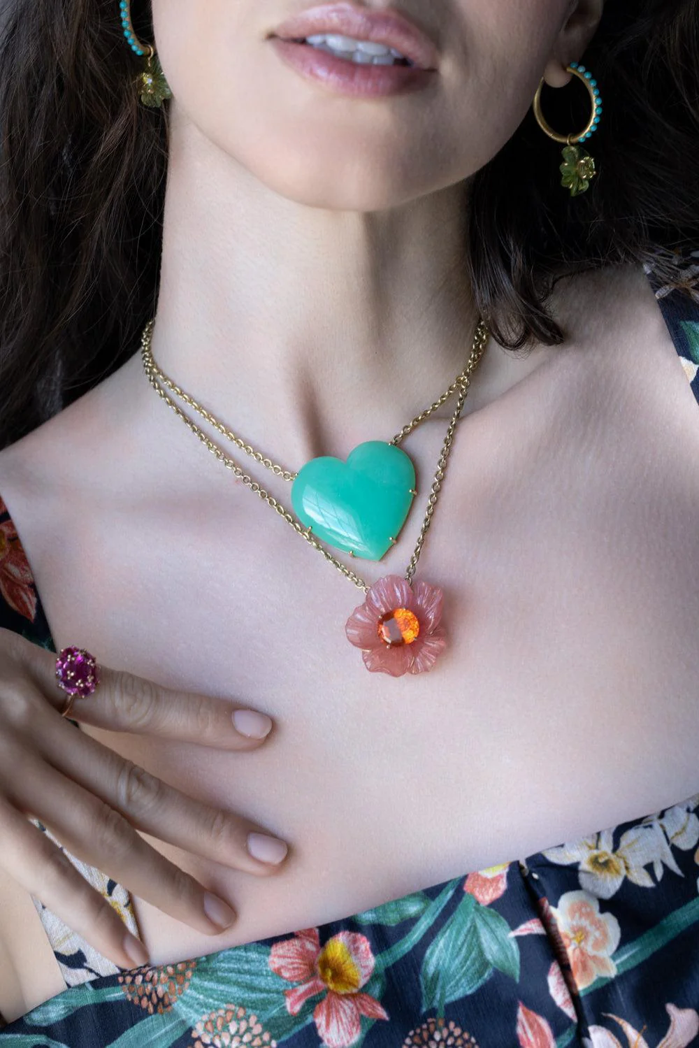 Chrysoprase Love Necklace - Image 2