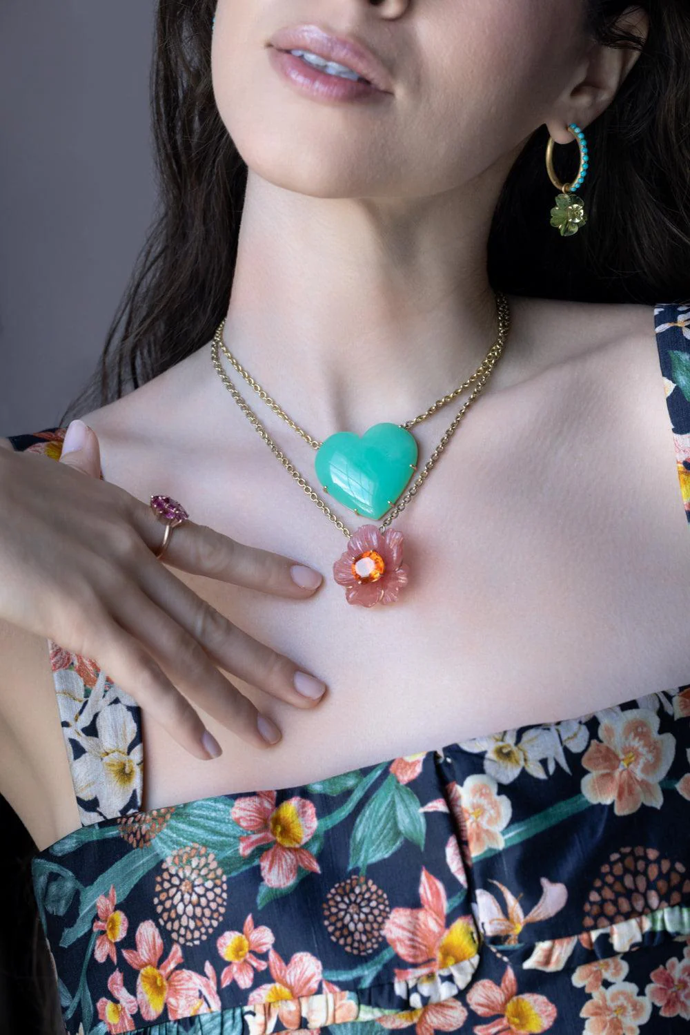 Chrysoprase Love Necklace - Image 4