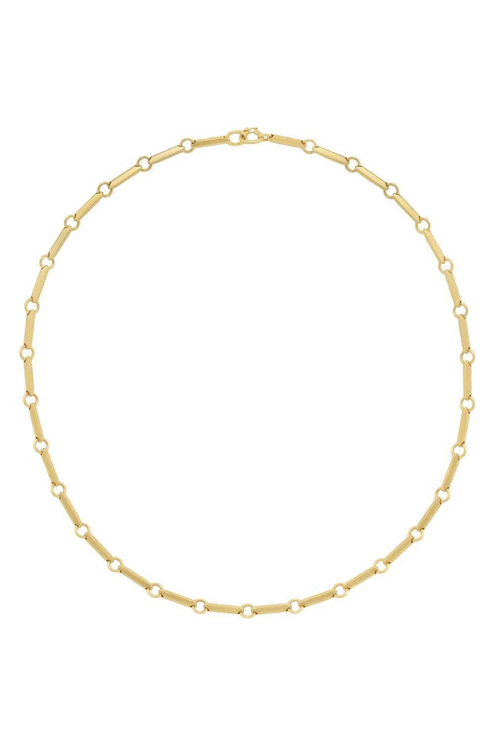 Faceted Bar Chain Necklace