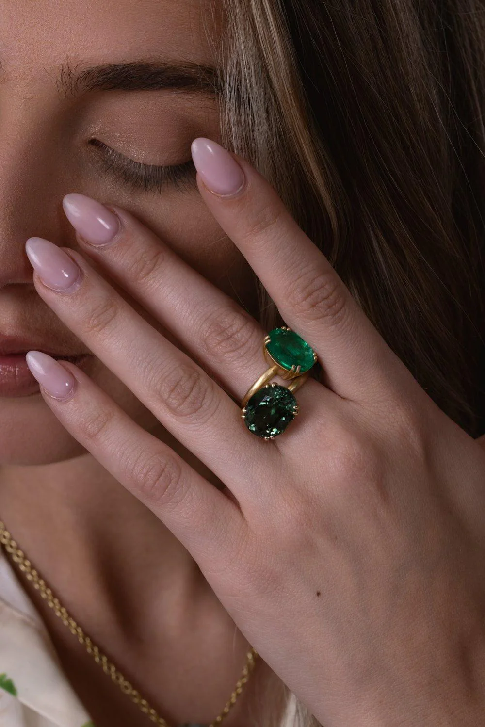 Gemmy Gem Double Prong Tourmaline Ring - Image 4