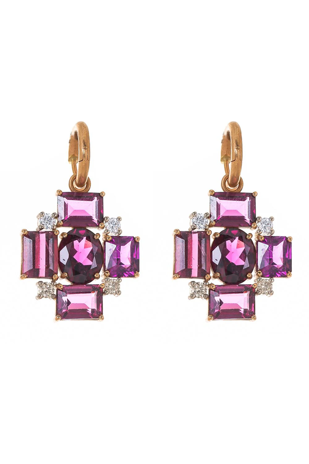 Gemmy Gem Garnet Earrings