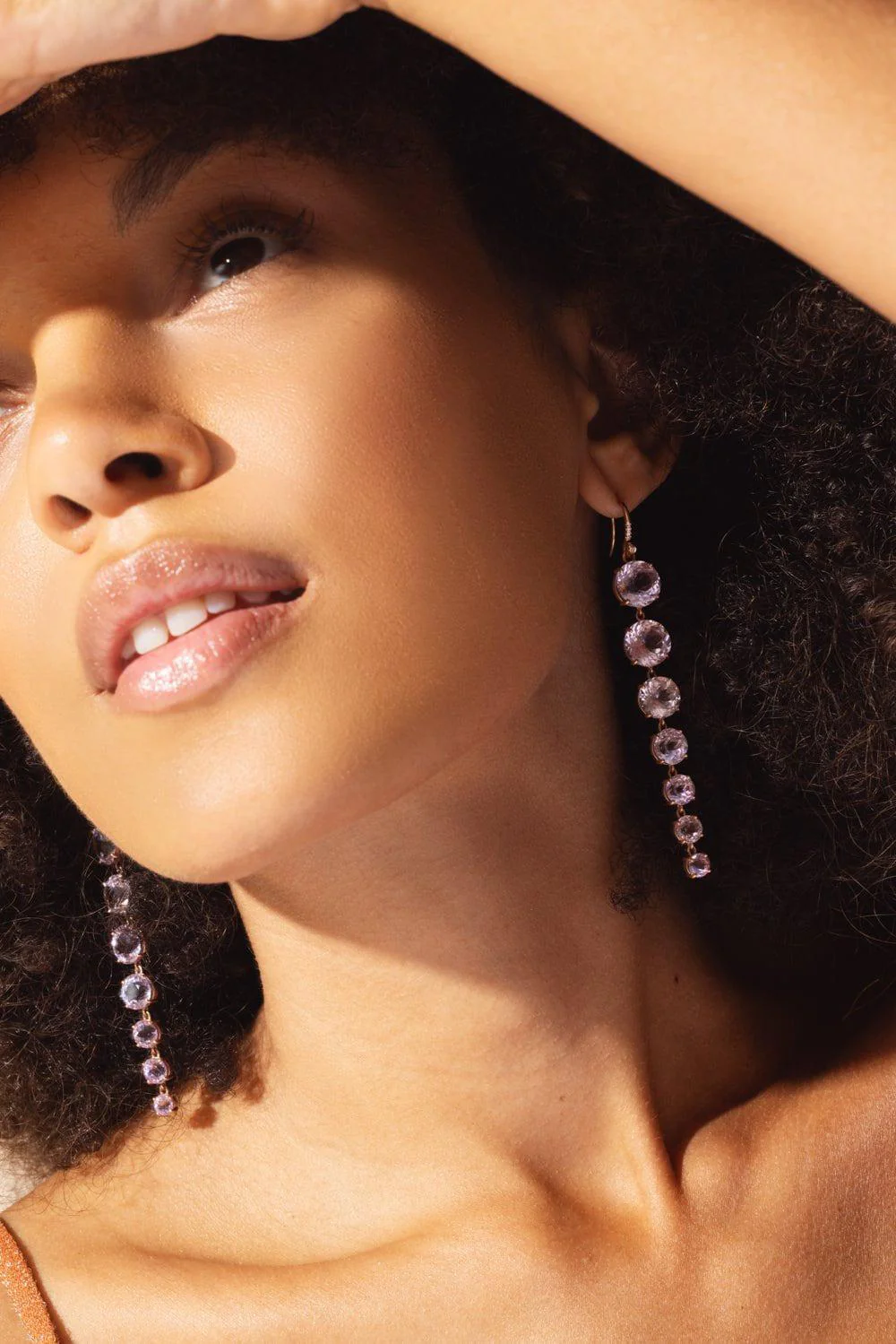 Gemmy Gem Kunzite Drop Earrings - Image 3