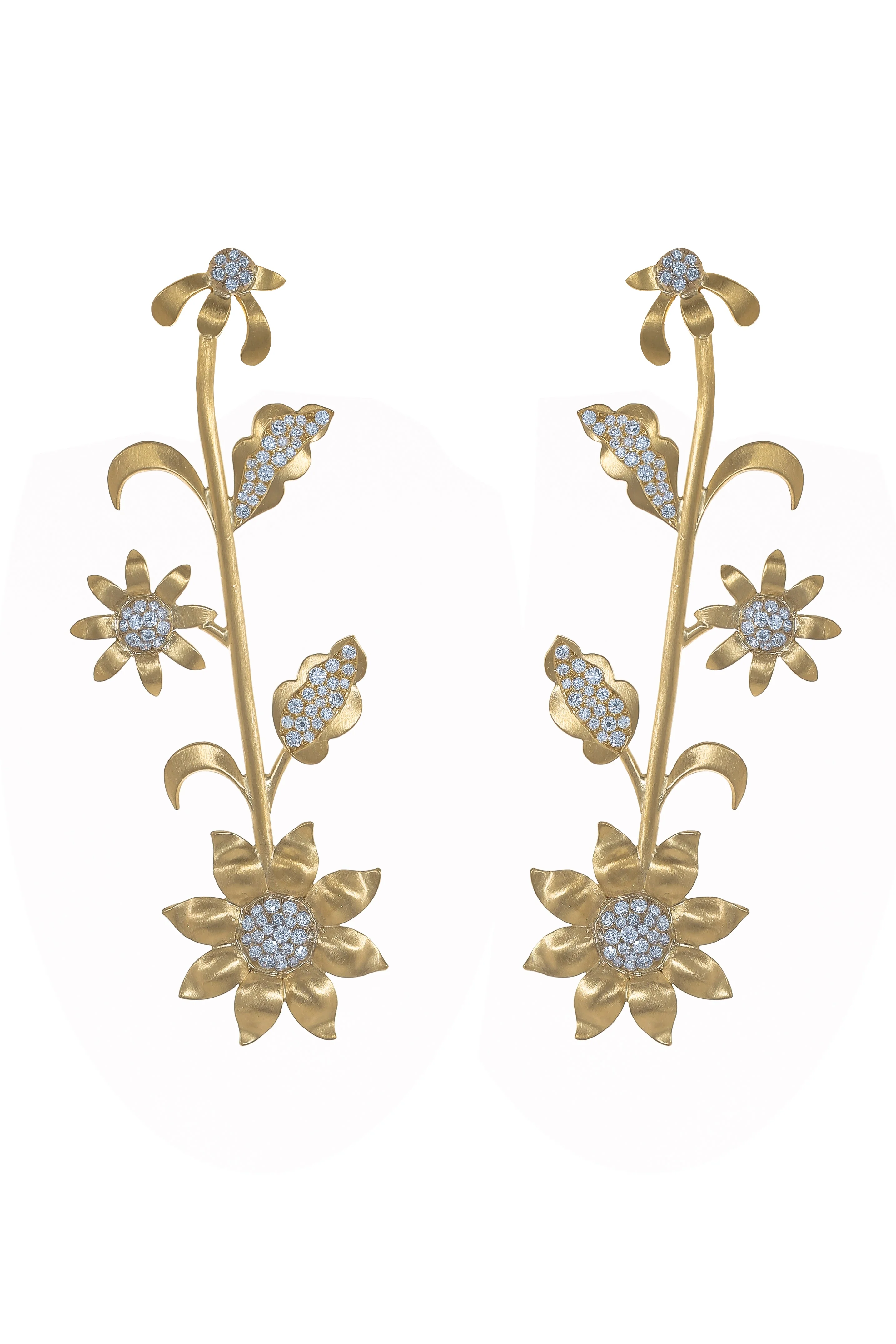 Golden Blossom Earrings