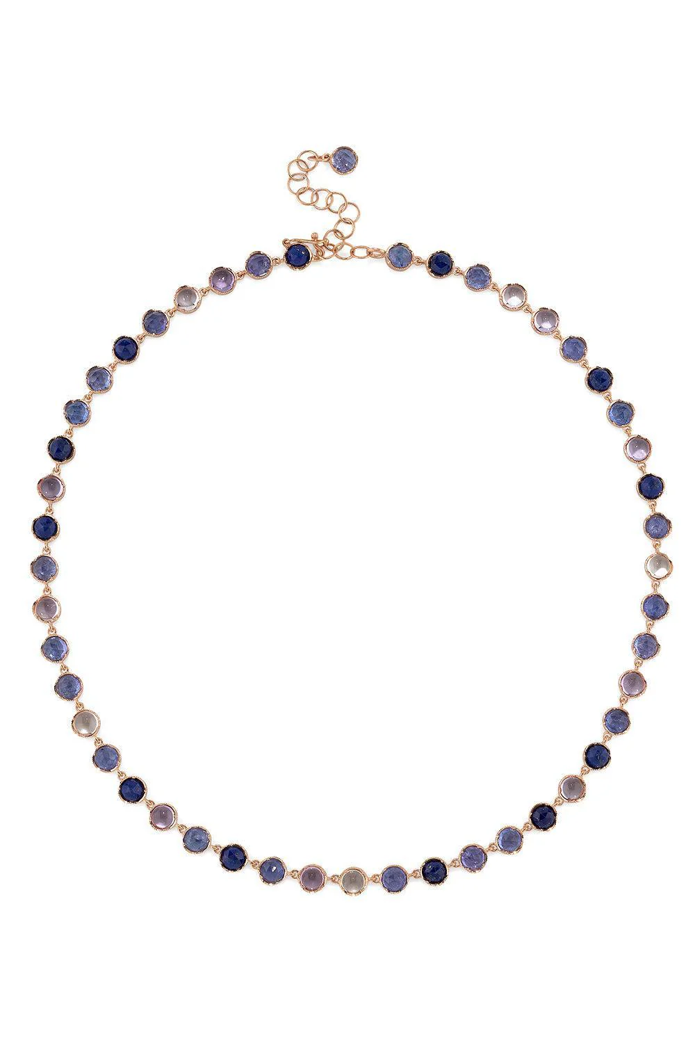 Lapis Tanzanite Small Classic Link Necklace