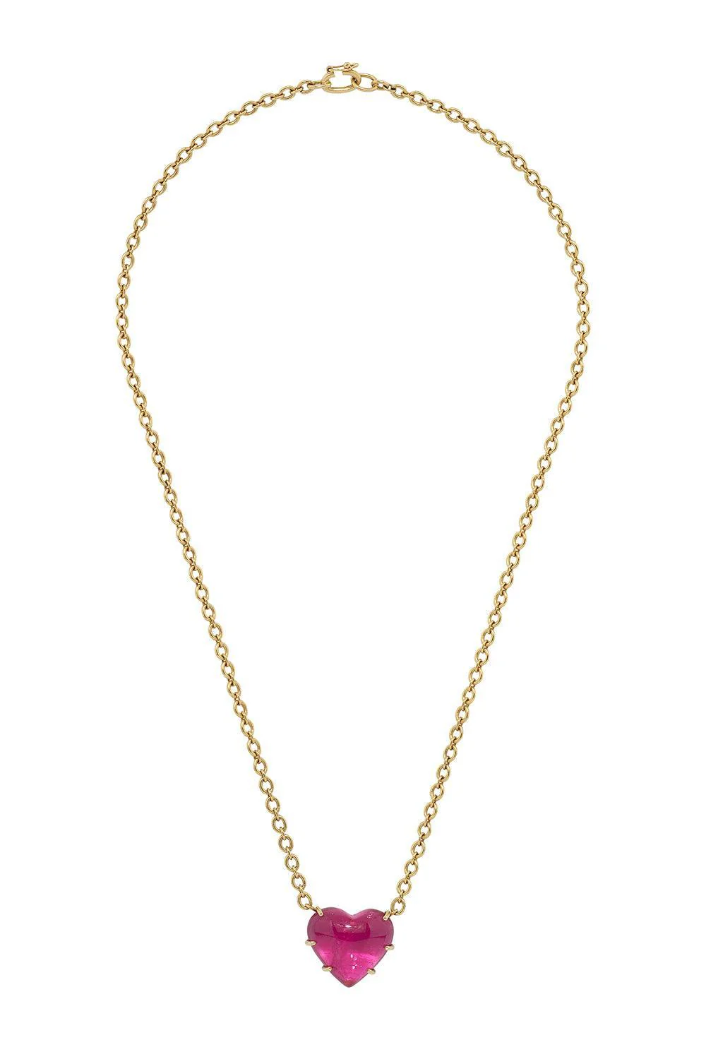 Pink Tourmaline Love Necklace