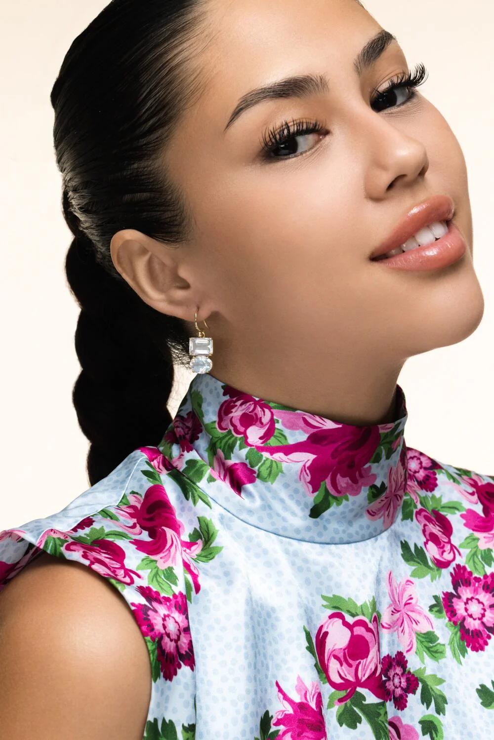Rainbow Moonstone Gemmy Gem Earrings - Image 3