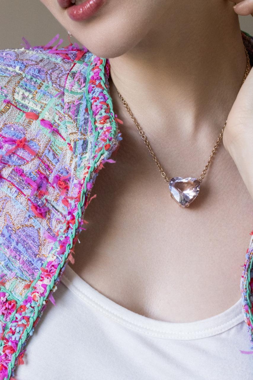 Rose Of France Heart Love Neecklace - Image 2
