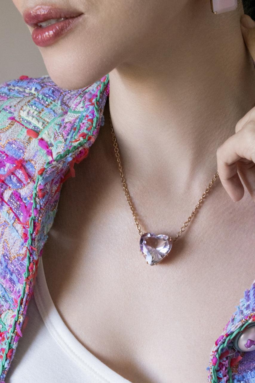 Rose Of France Heart Love Neecklace - Image 3