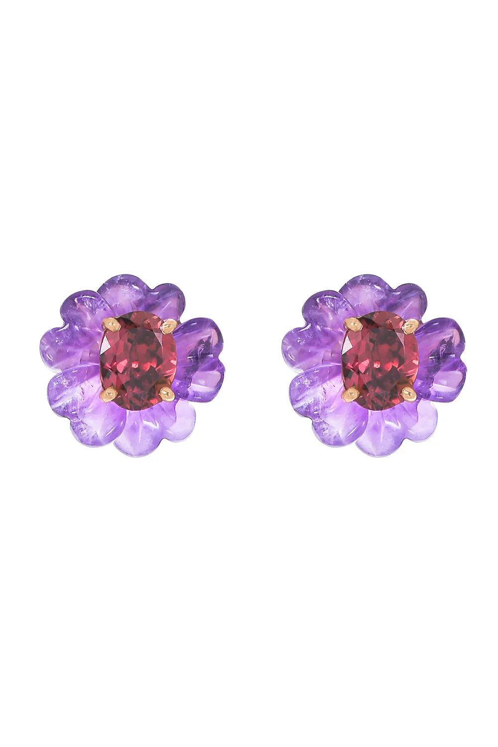 Tropical Flower Stud Earrings