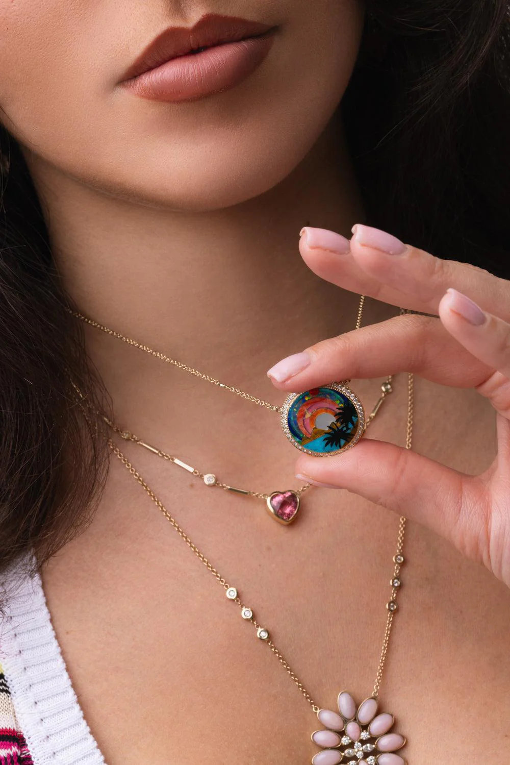 Tropical Scenic Necklace - Image 3