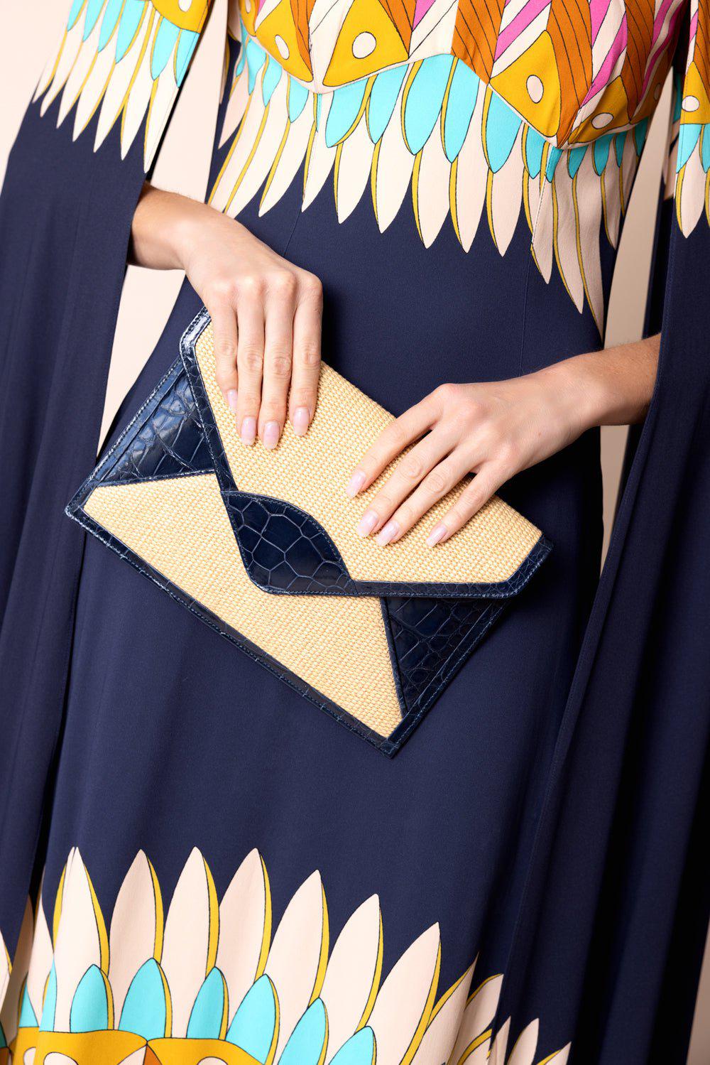 Envelope Clutch - Ocean Blue - Image 2
