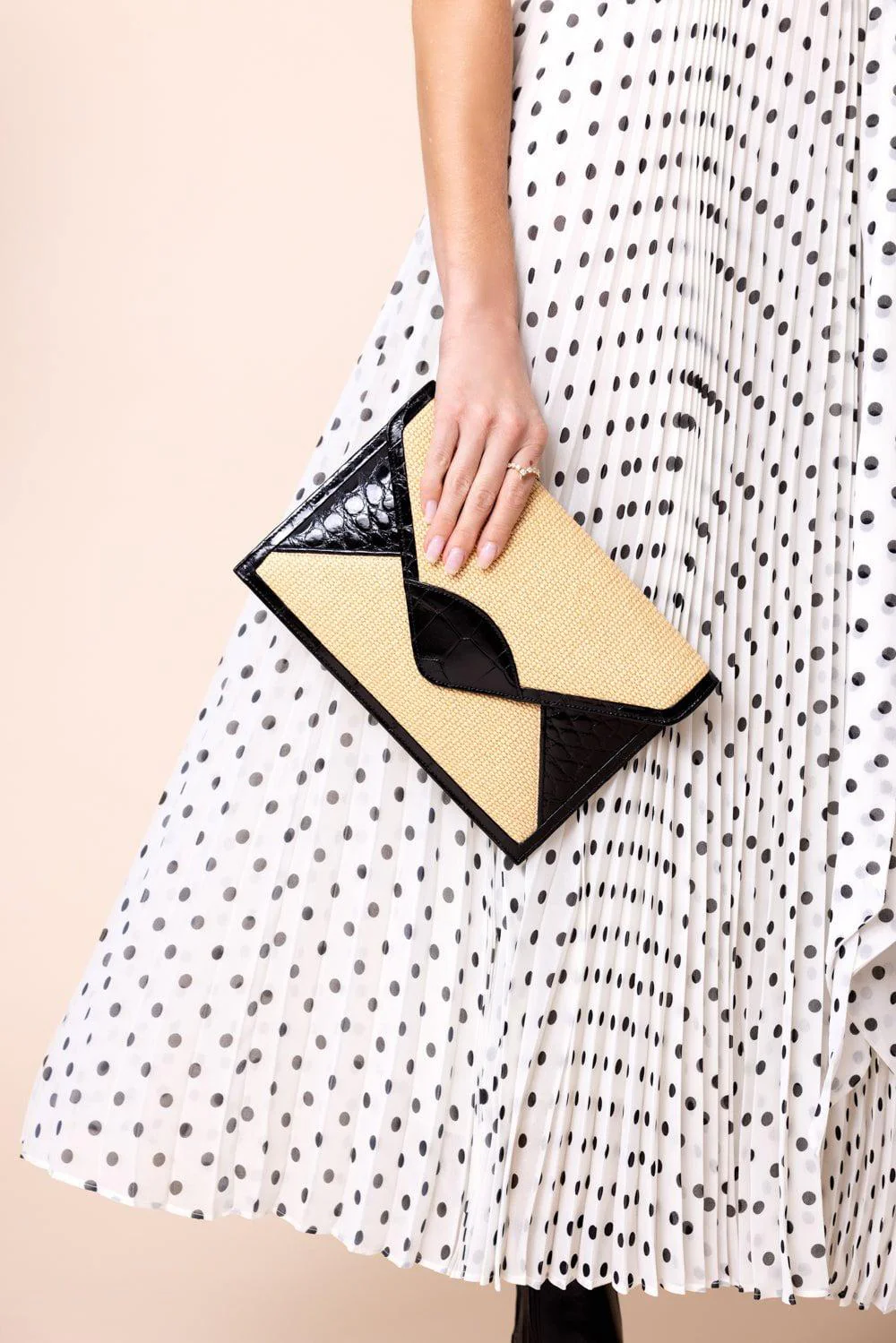 Envelope Clutch - Black - Image 2