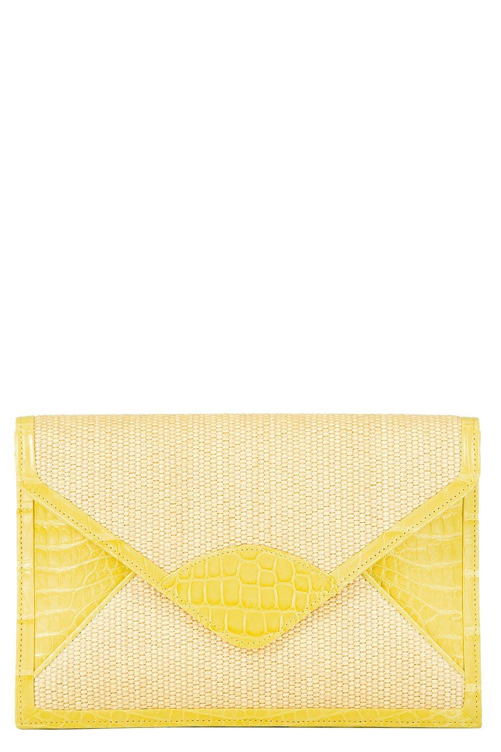 Envelope Clutch - Canary Yellow