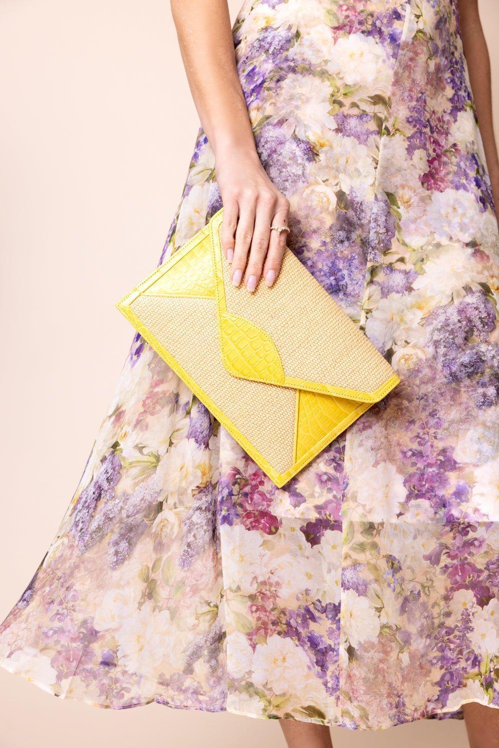 Envelope Clutch - Canary Yellow - Image 2