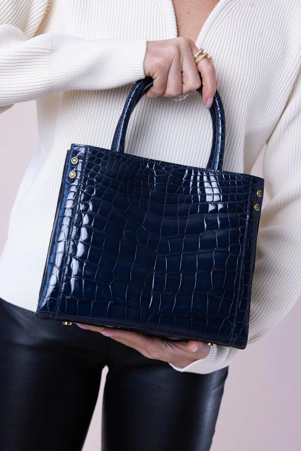 Small Tote - Ocean Blue - Image 2