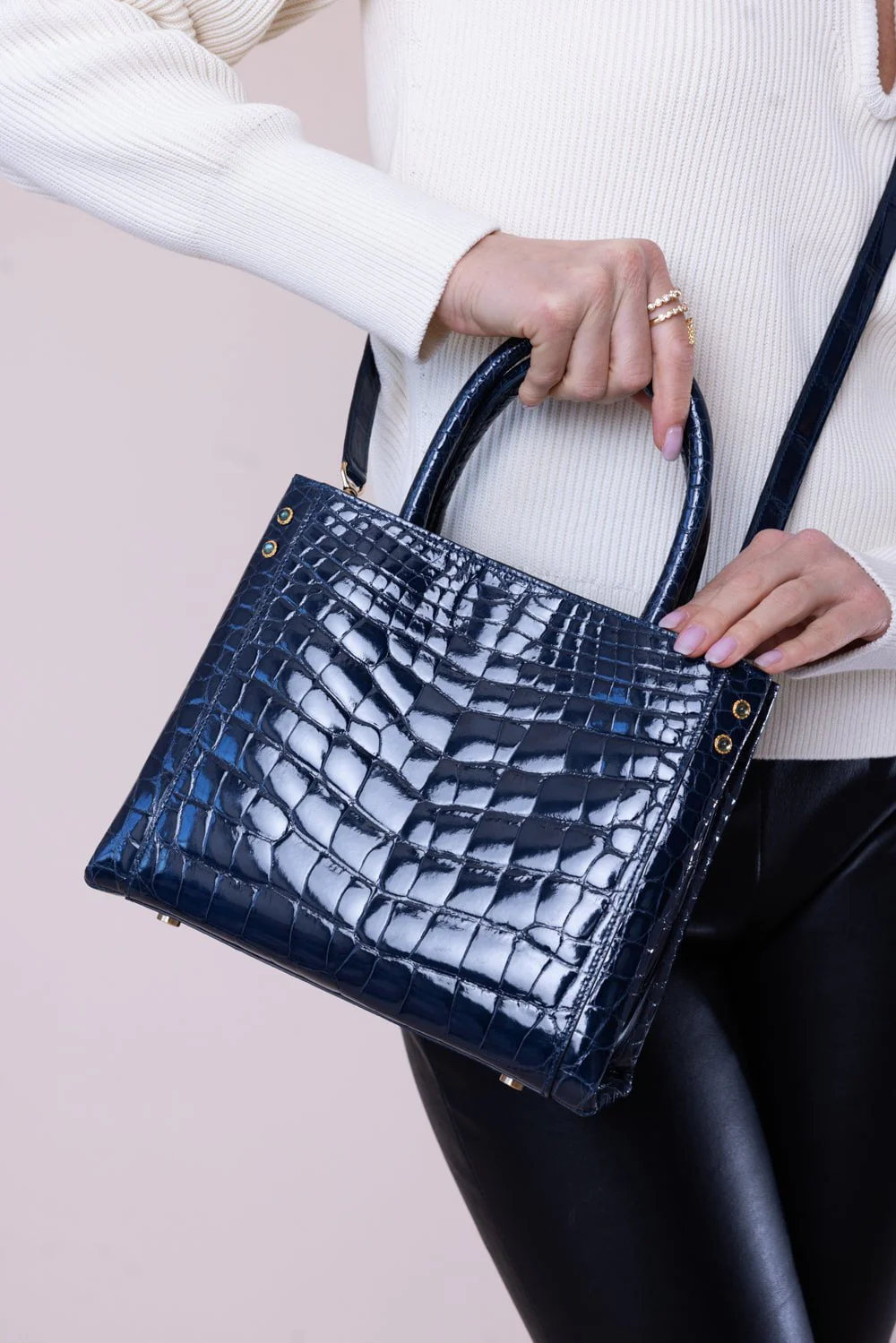 Small Tote - Ocean Blue - Image 3