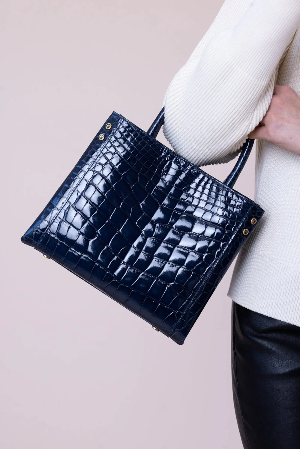 Small Tote - Ocean Blue - Image 4