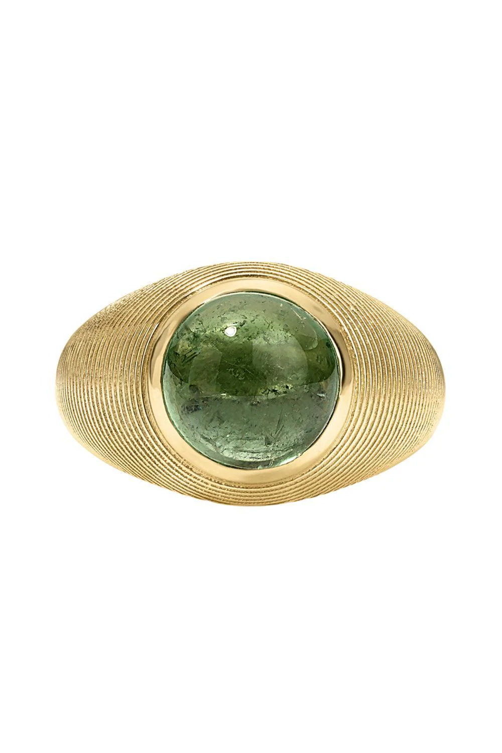 Green Tourmaline Cymbal Ring - Image 5