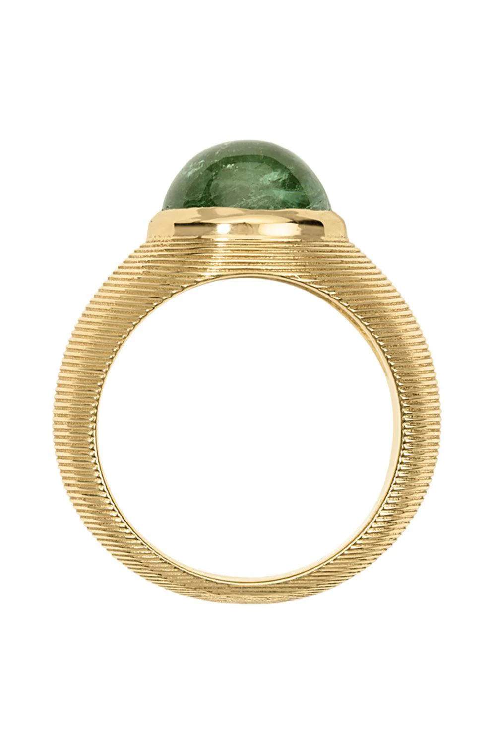 Green Tourmaline Cymbal Ring - Image 6