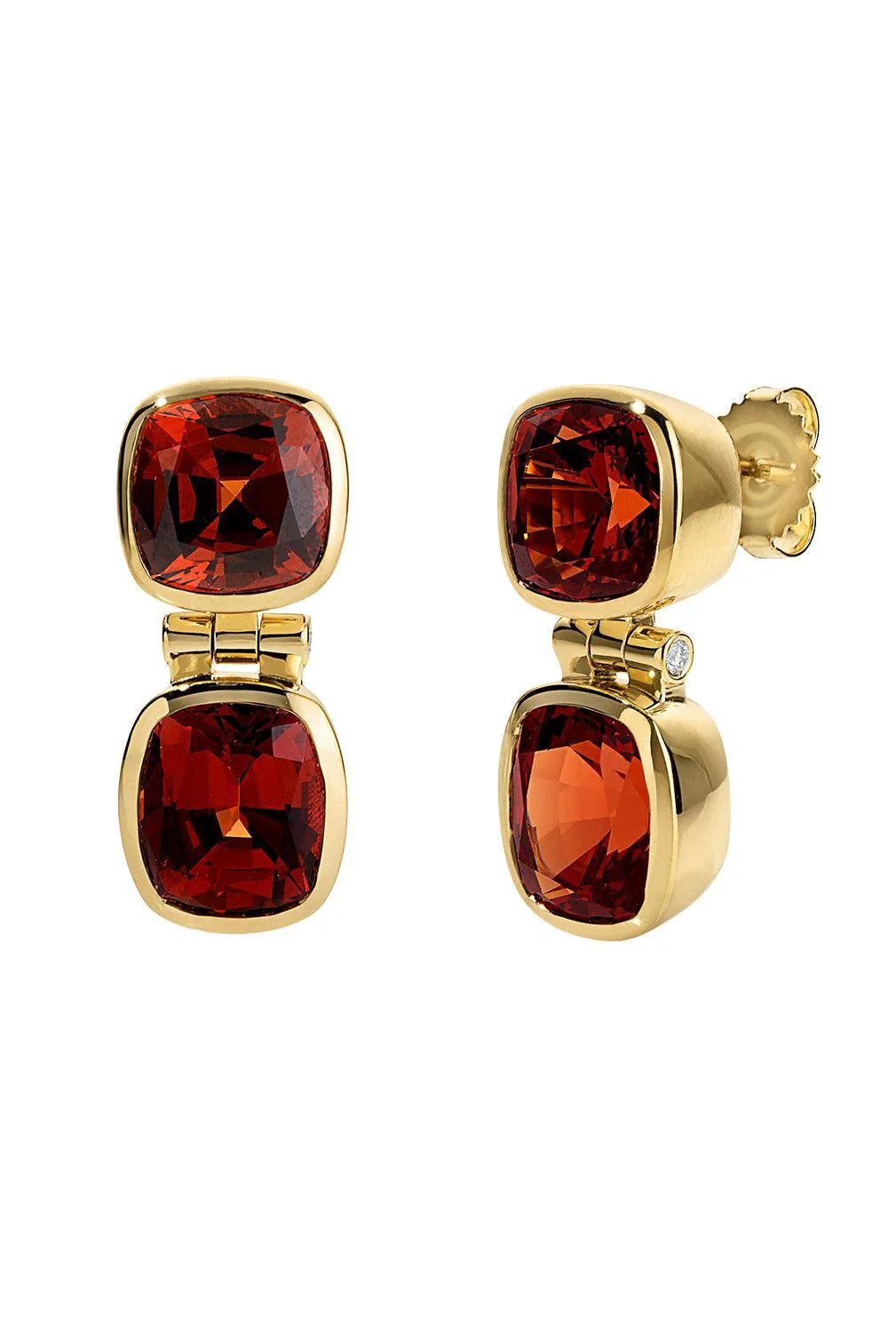 Red Garnet Amelia Earrings - Image 5