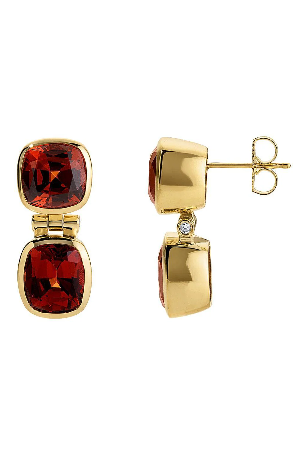 Red Garnet Amelia Earrings - Image 6