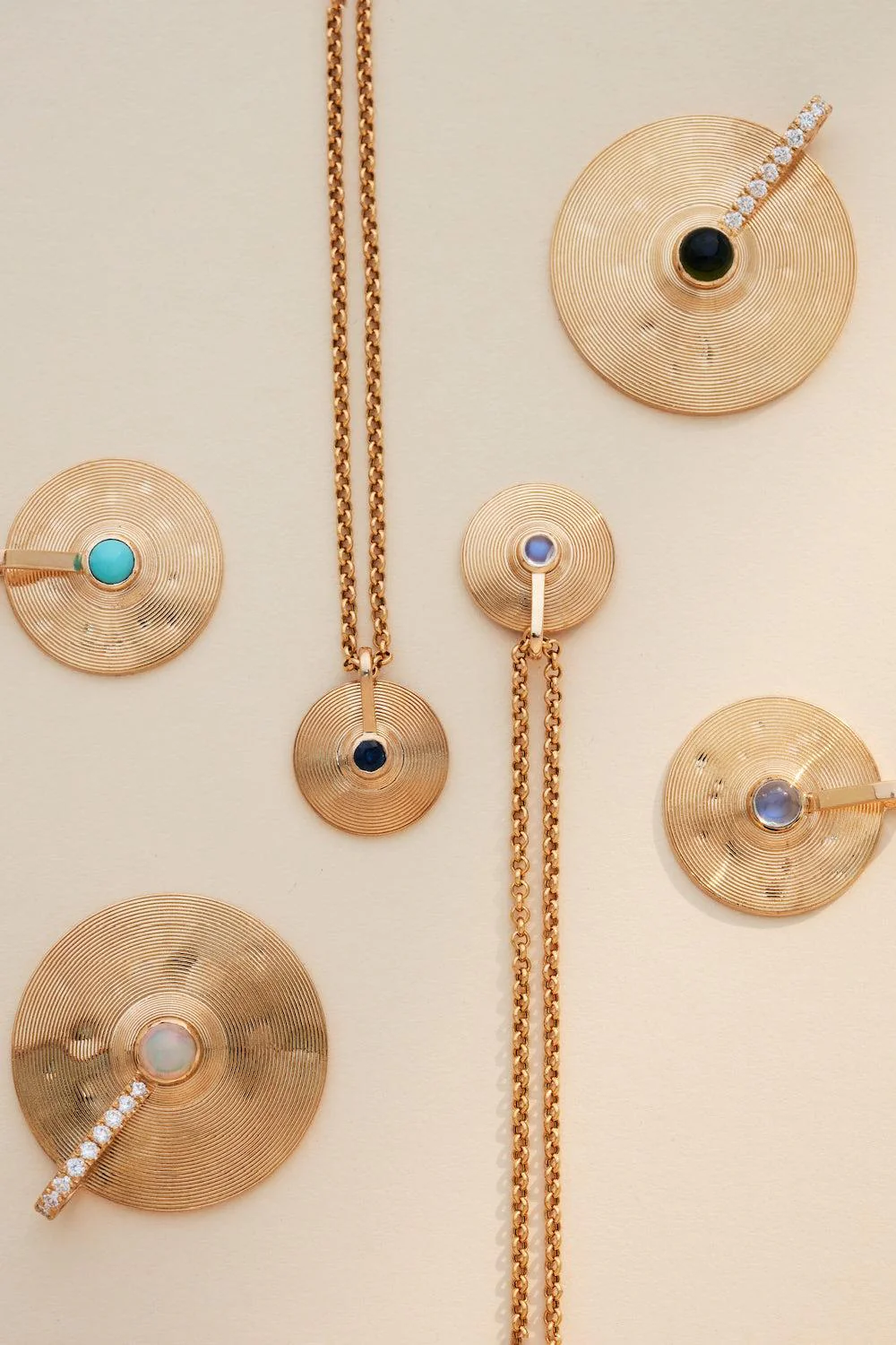 Turquoise Small Cymbal Pendant - Image 5