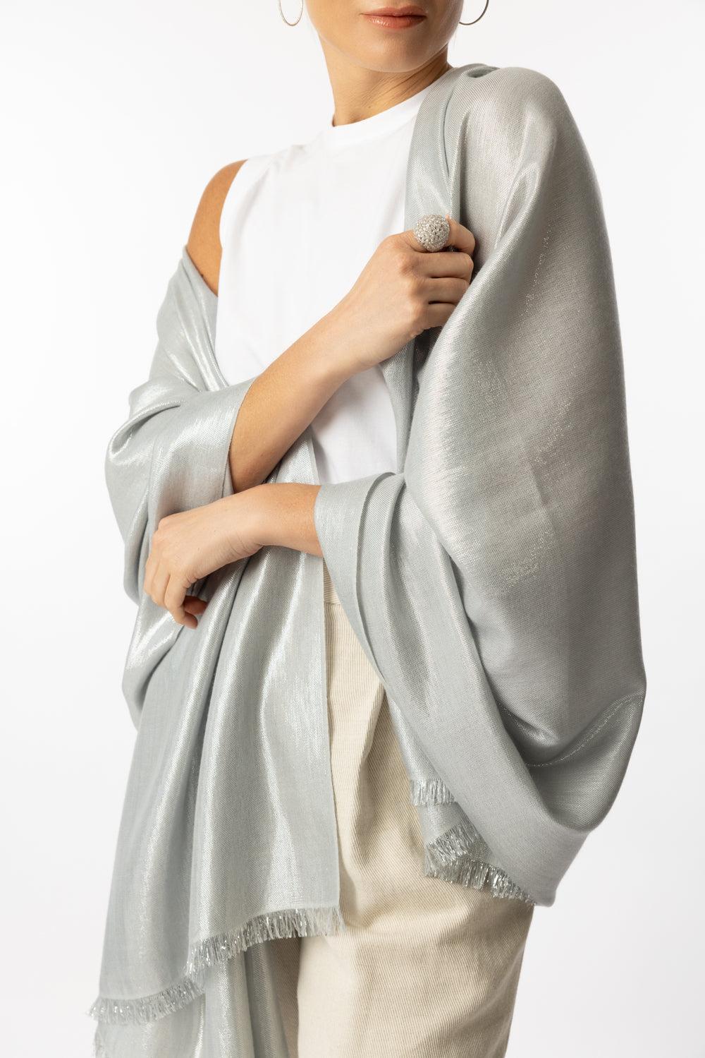 Summer Cosmos Scarf - Dolphin - Image 2