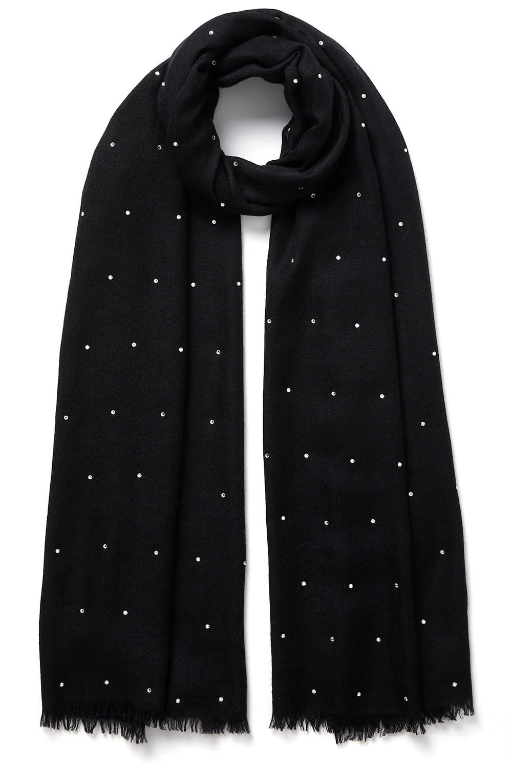 The Crystal Scarf - Black