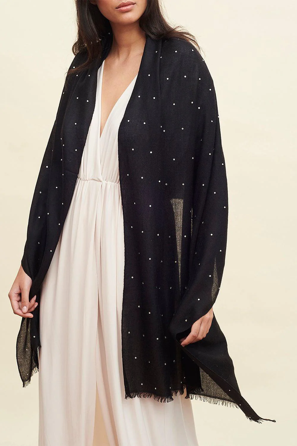 The Crystal Scarf - Black - Image 2