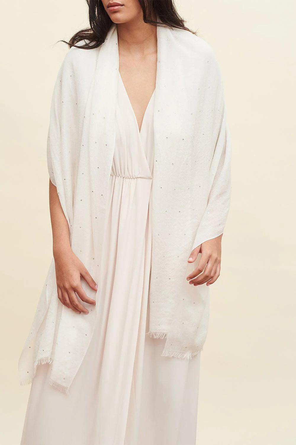 The Crystal Scarf - White - Image 2