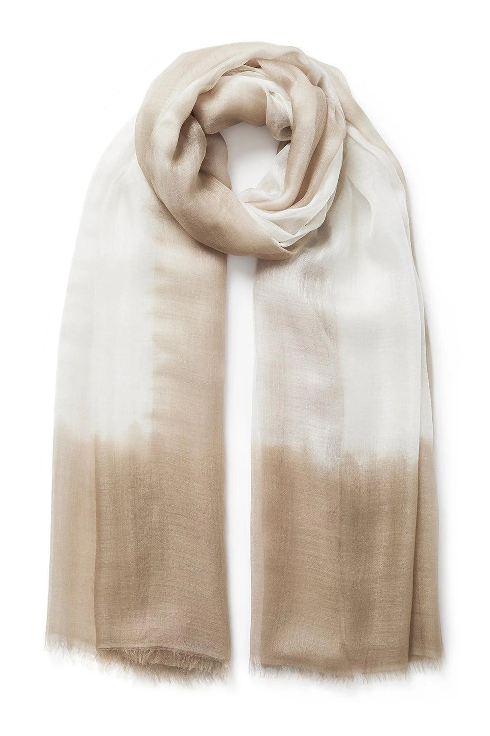 The Two-Tone Wrap - Coffee