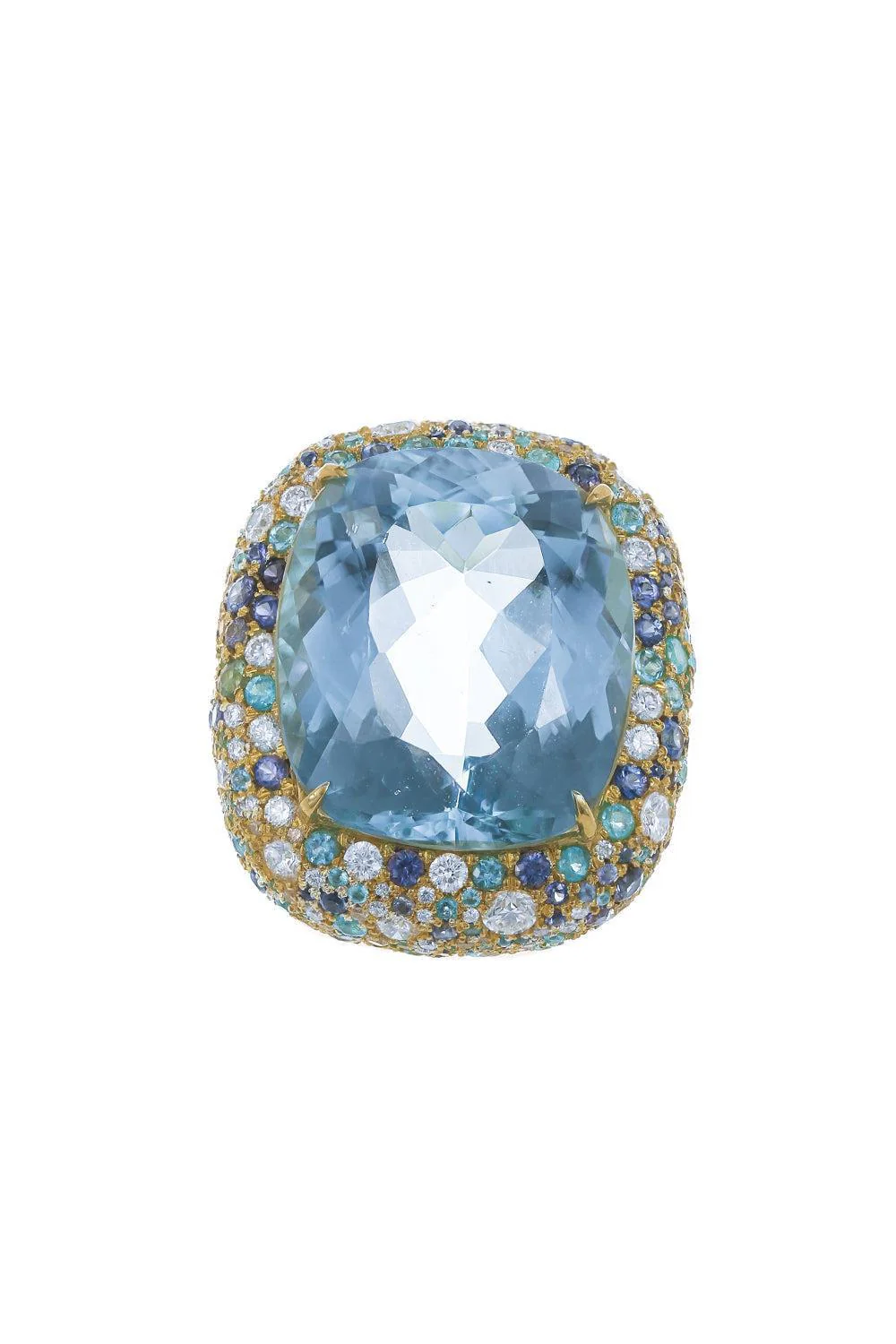 Aquamarine Paraiba Sapphire Ring