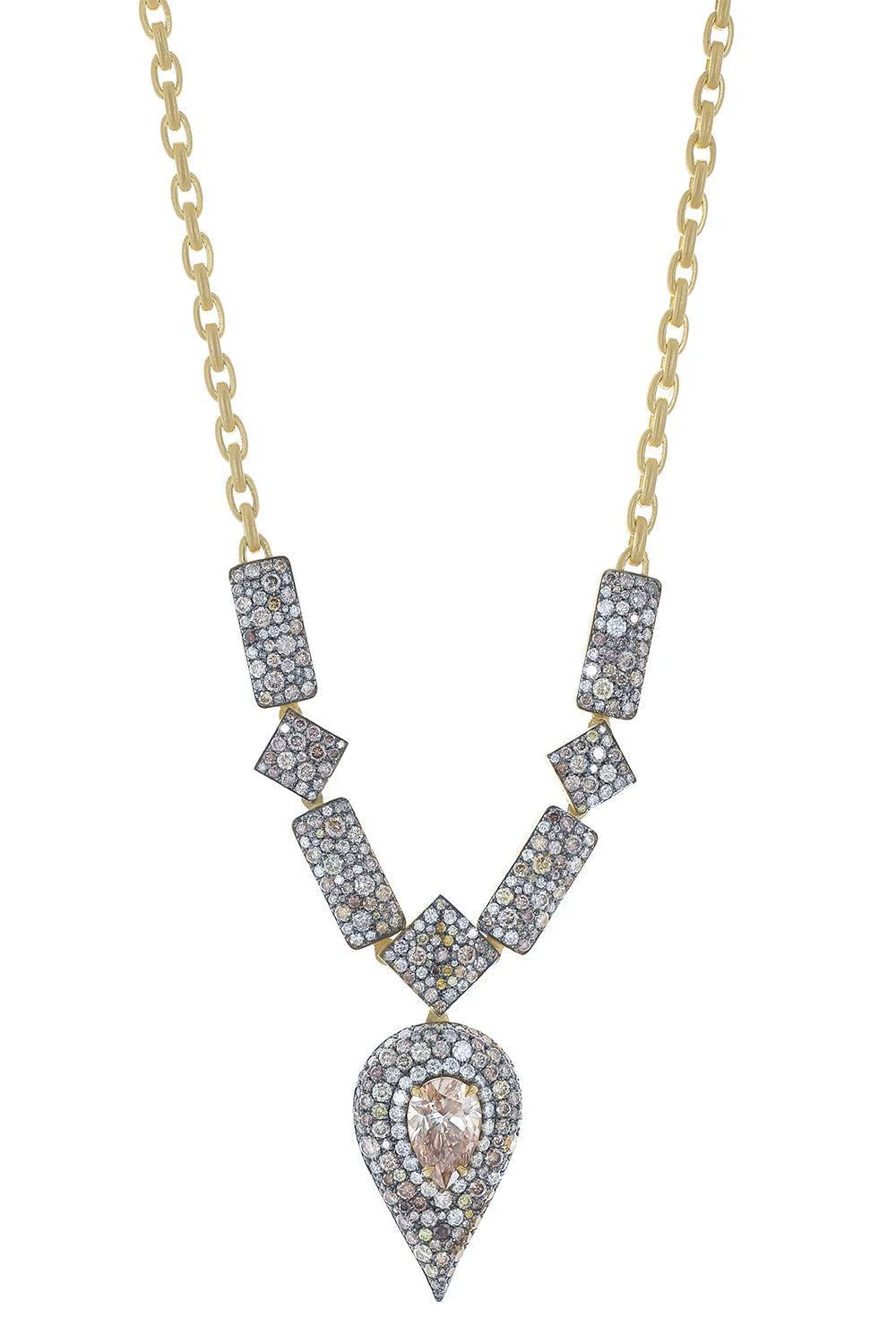 Champagne Diamond Necklace