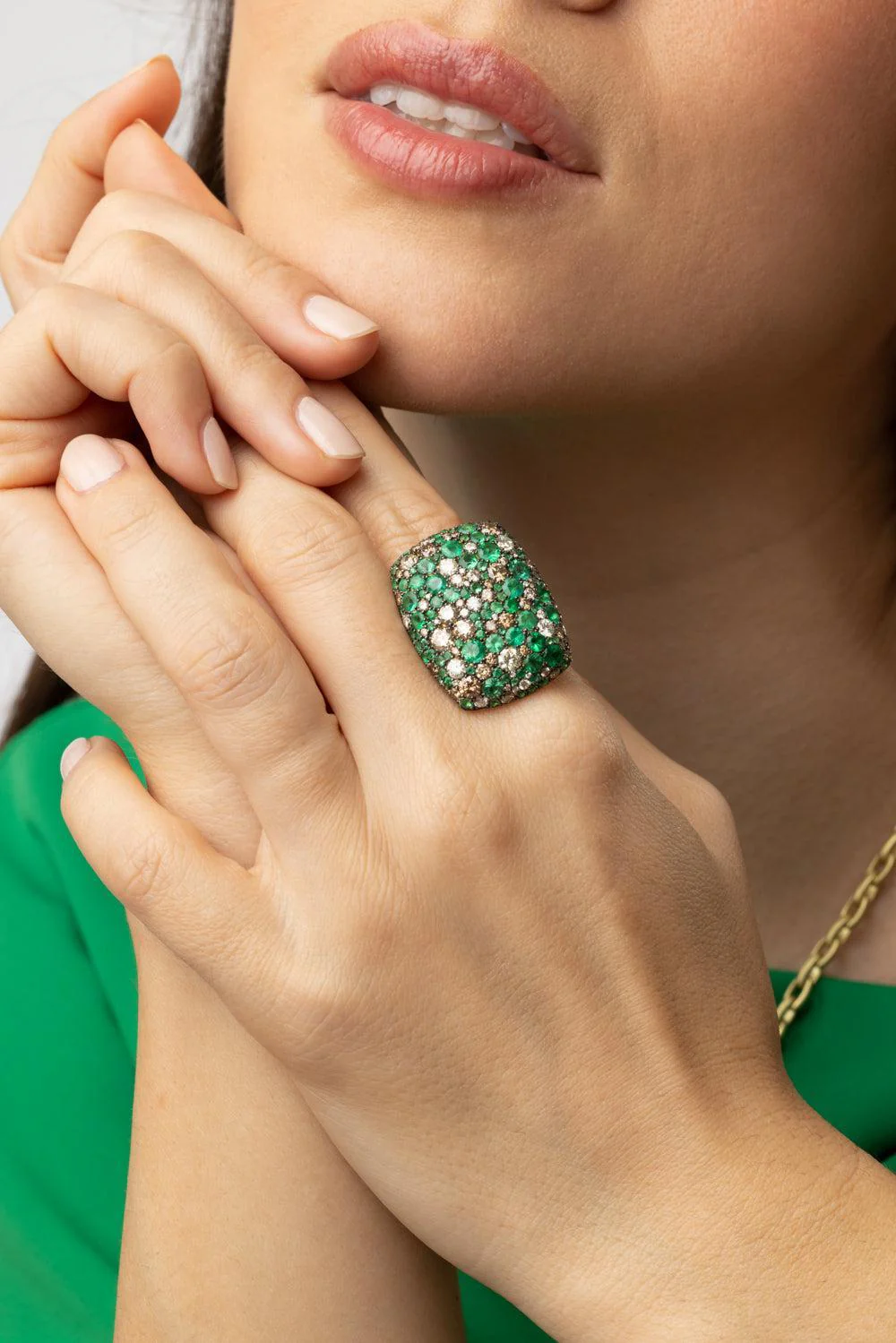 Emerald Diamond Ring - Image 2