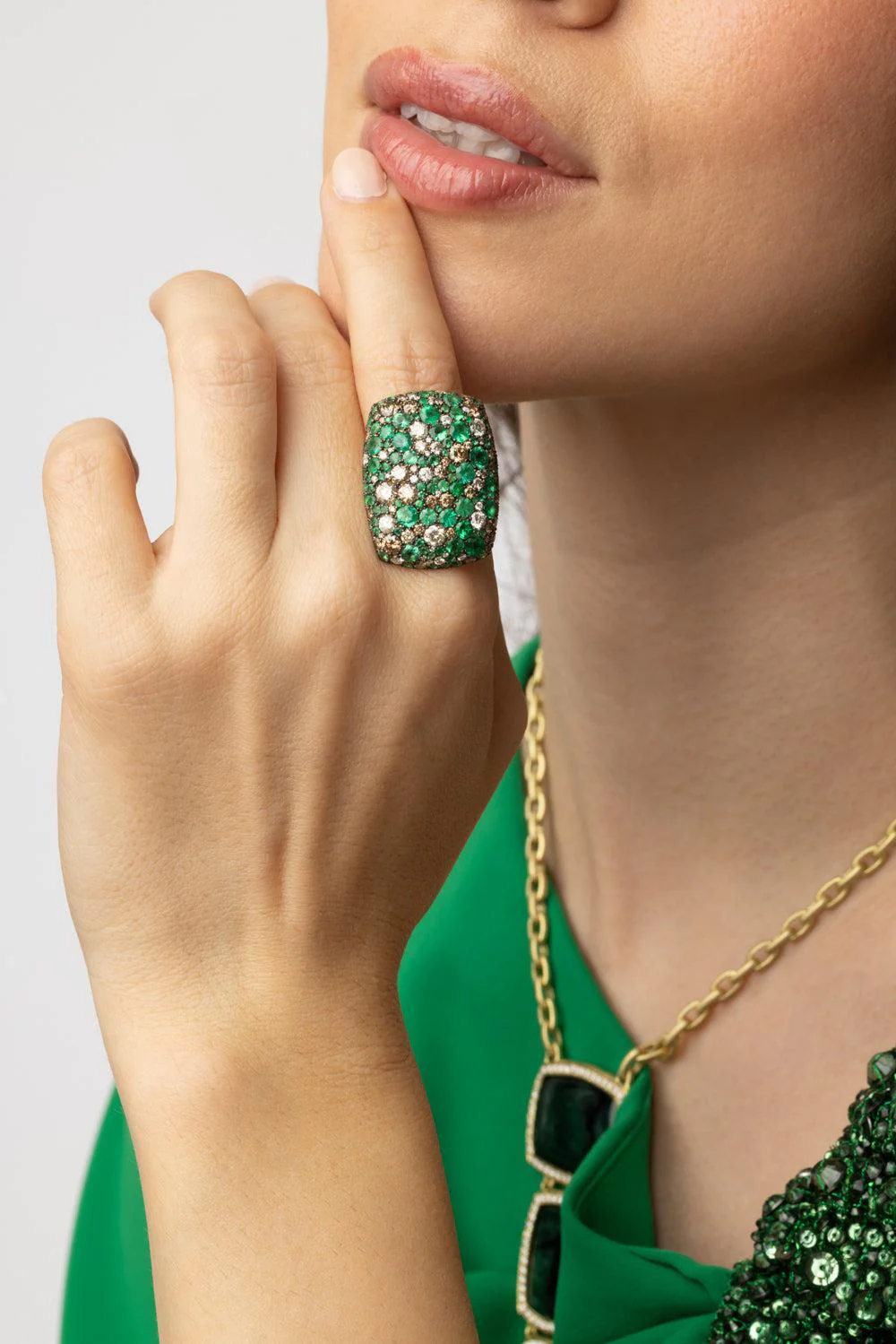 Emerald Diamond Ring - Image 3