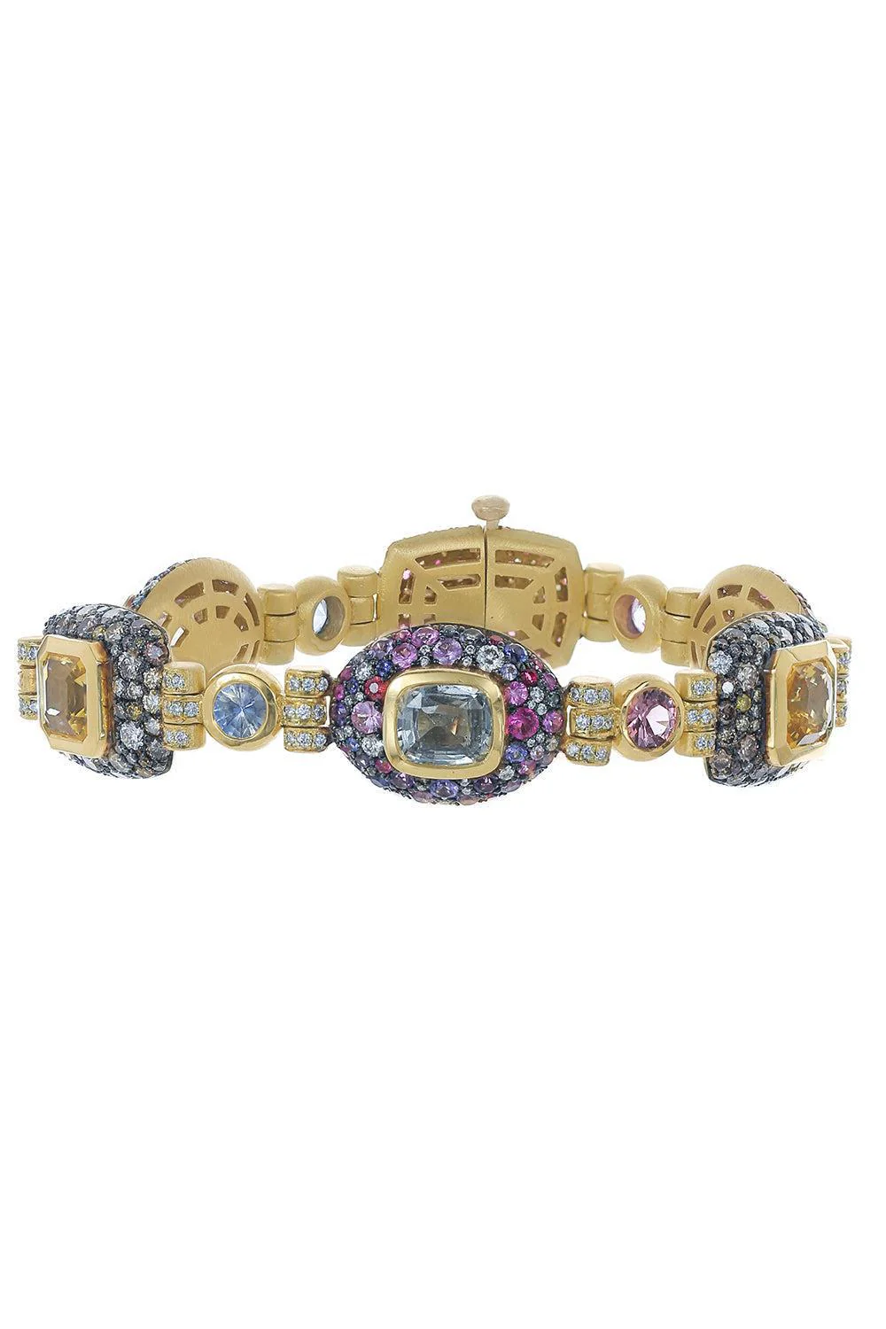 Multi Color Sapphire Bracelet