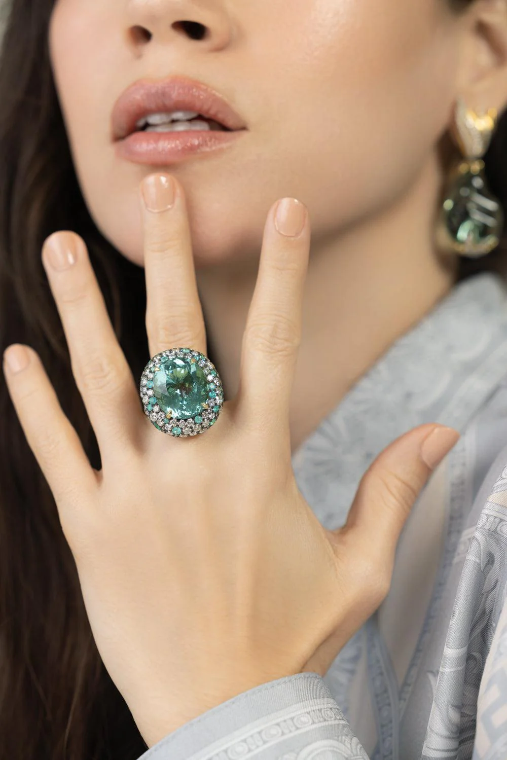 Paraiba Diamond Ring - Image 4