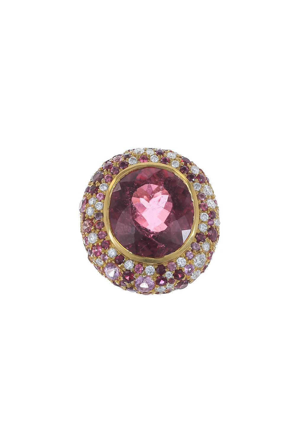 Rubelite Pink Sapphire Ring