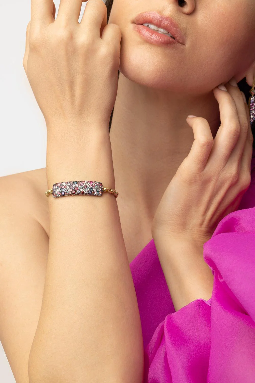 Spinel Diamond Bracelet - Image 3