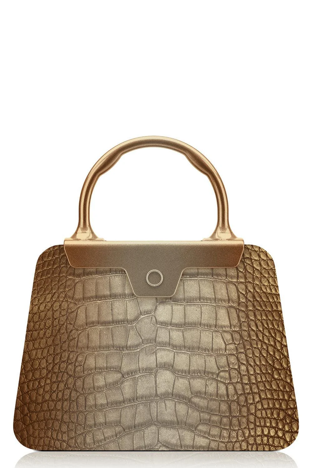 Andie Clutch - Light Sand / Bronze
