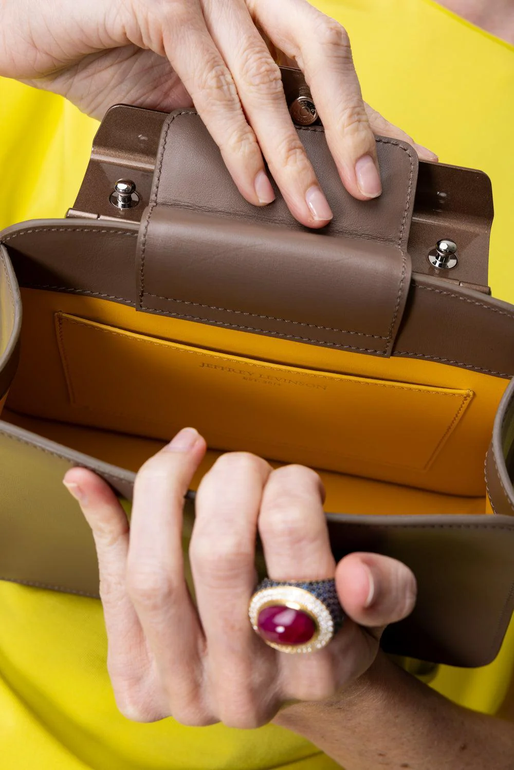 Andie Top Handle Bag - Taupe - Image 4
