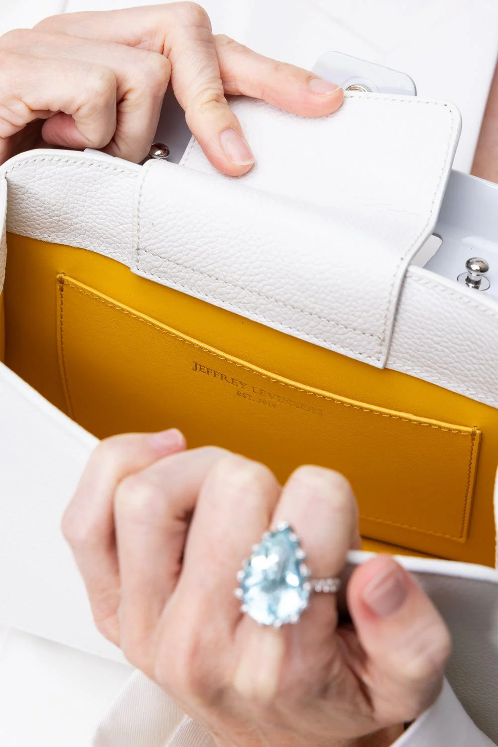 Andie Top Handle Bag - White - Image 4