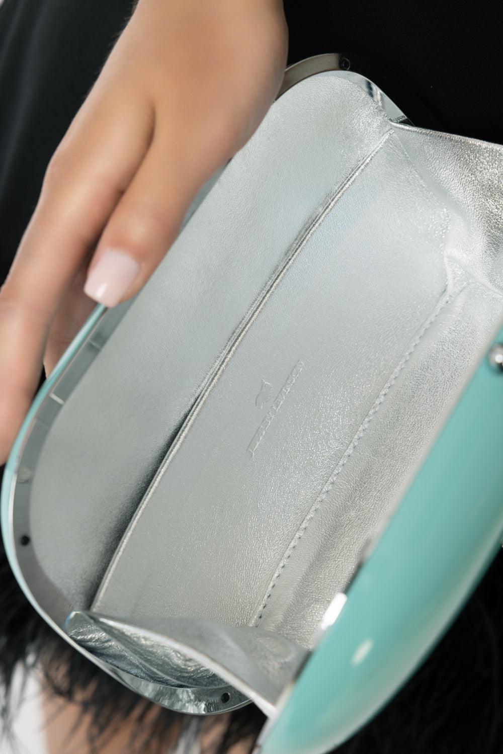 ELINA PLUS CLUTCH - ROBIN EGG BLUE - Image 3
