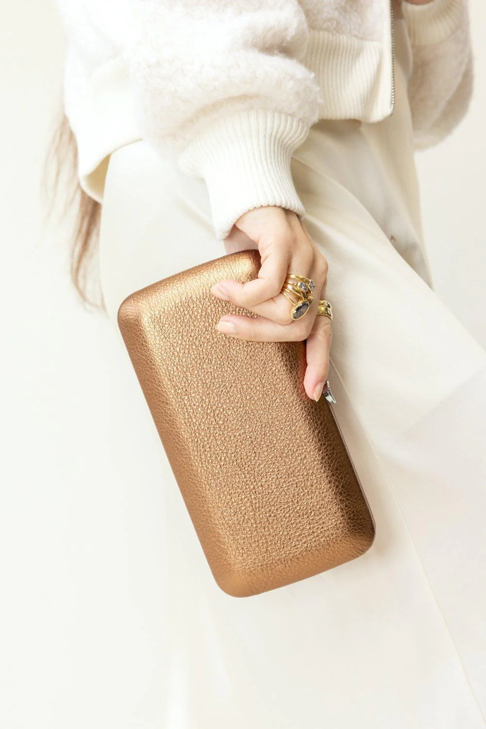 Finley Clutch - Bronze - Image 4