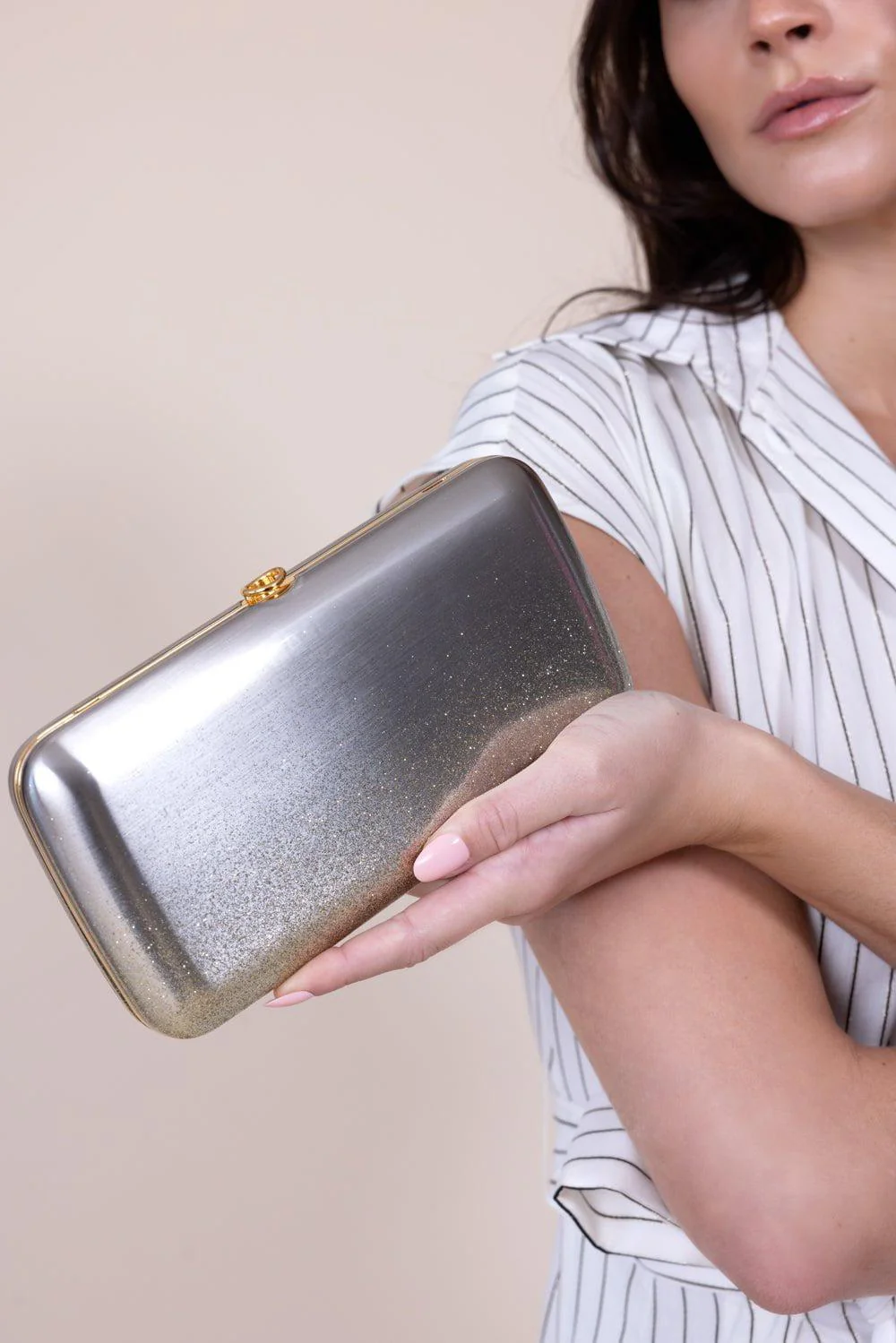 Finley Clutch - White Gold - Image 3